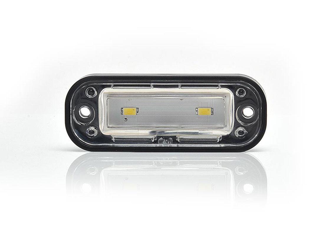 PIASTRA DA INCASSO A 2 LED